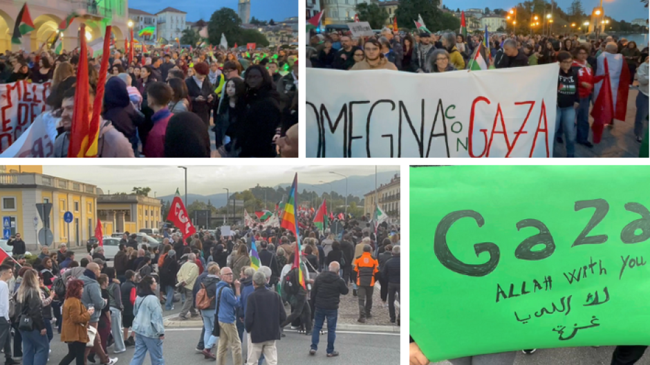 Verbania, in piazza fino a tremila persone per Gaza
