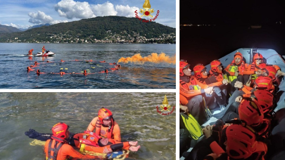 Vigili del Fuoco: nuovo soccorritori acquatiuci, addestrati notte e giono sul lago 