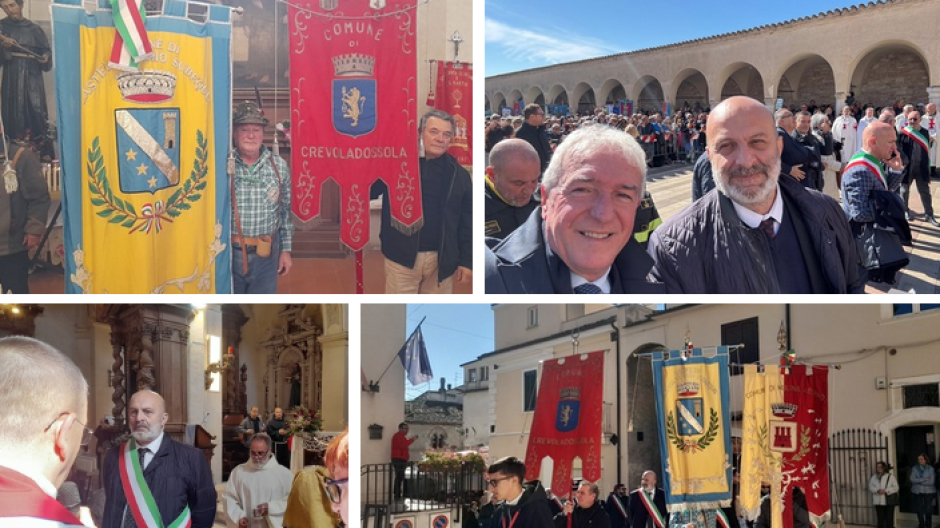 Dall’Abruzzo all’Ossola: il sindaco Ferroni rinnova antichi legami