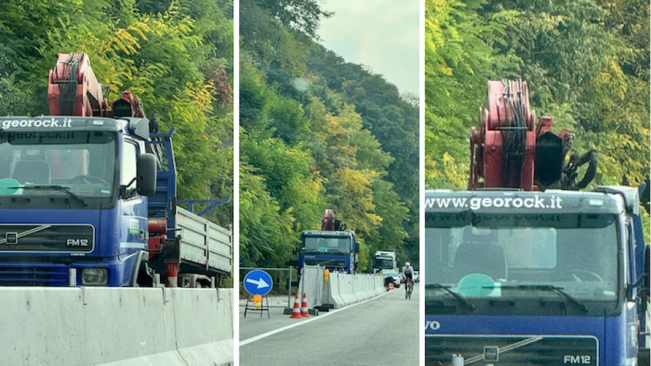 Verbania, lavori in via Troubetzkoy: cantiere regolare dopo 2 giorni di fermo