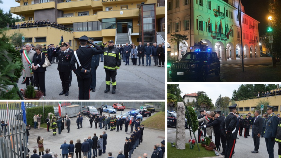 Il tributo di Verbania ai tre Carabinieri vittime del dovere 