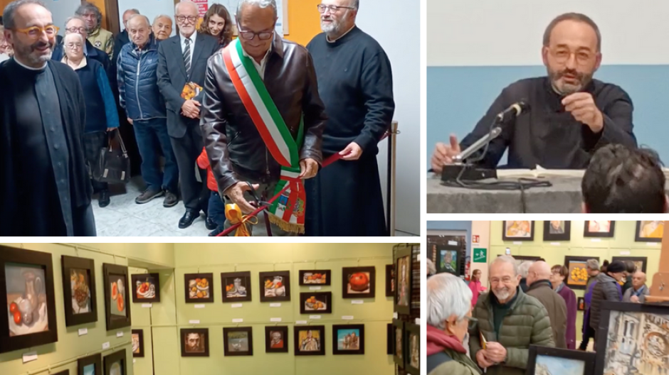 Don Alberto Secci porta la sua arte in mostra alla Fabbrica