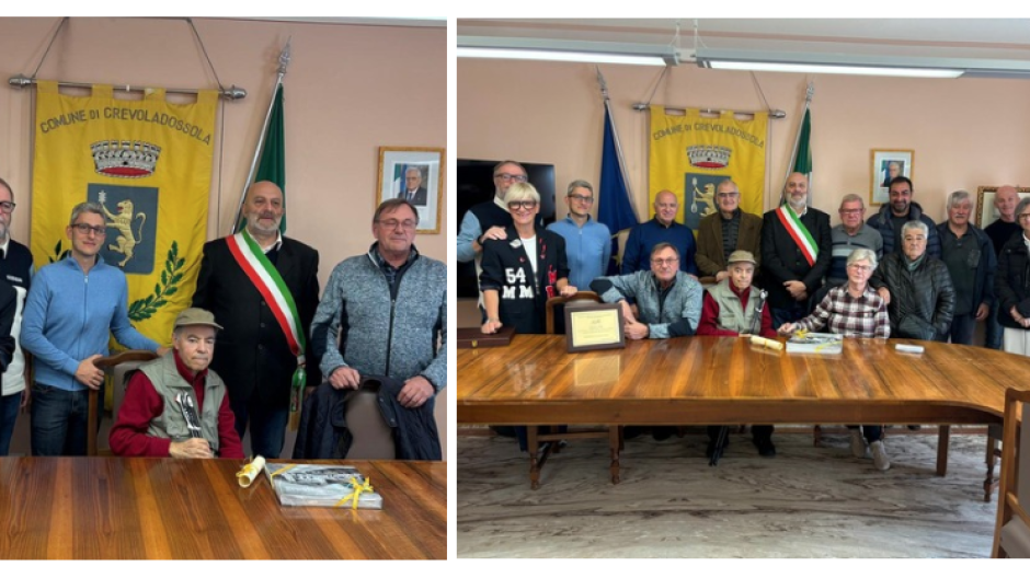 Crevoladossola ha festeggiato Giuliano Palli, presidente onorario della Soms