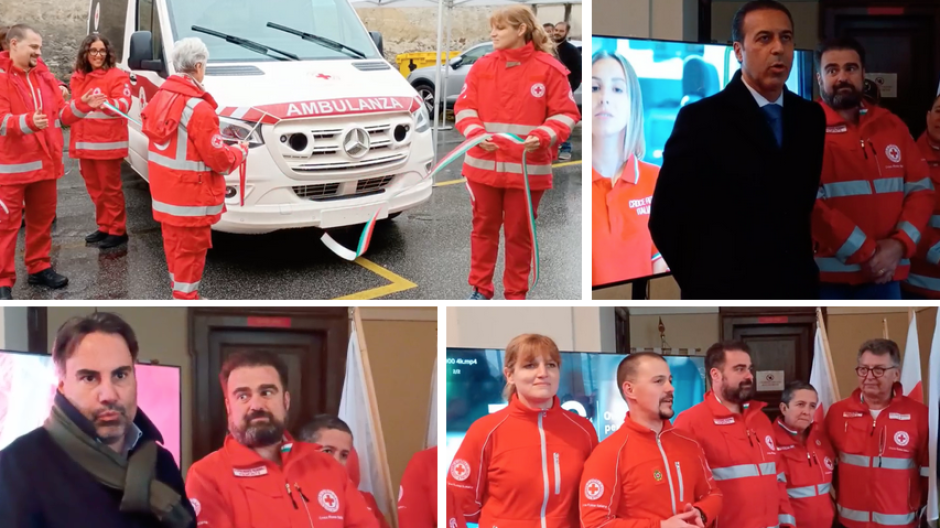 Nuovo mezzo per la Cri domese, il sindaco: 