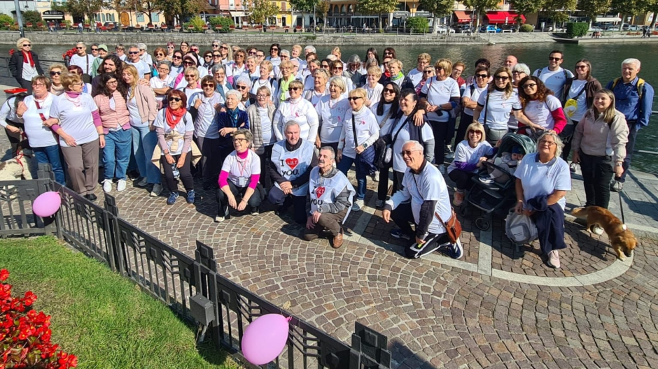Camminata in rosa dedicata ad Angiolina Cinquini Fovana, oltre 200 i partecipanti