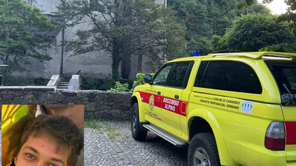 Ventiquattrenne varesino trovato morto nel torrente Cannobino