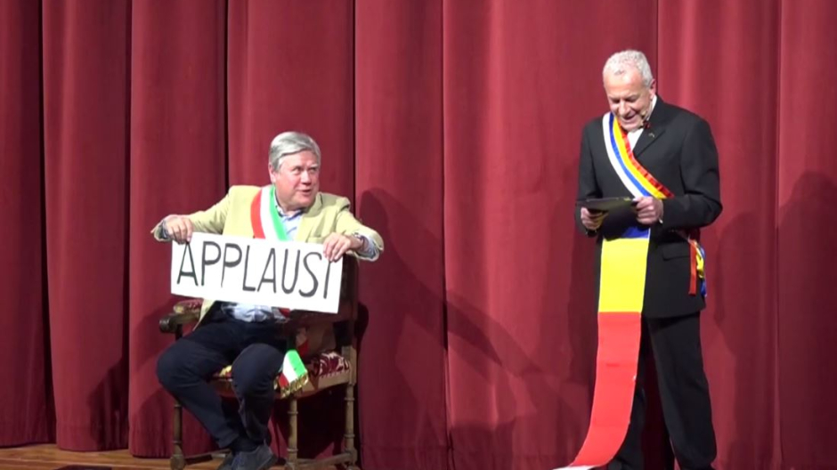 Alla Giubiascia l’omaggio satirico del console al “lato B” del sindaco