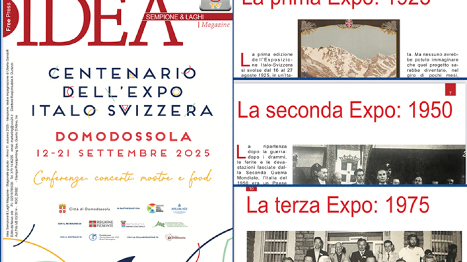 Free press con la storia centenaria dell'Expo Italosvizzera e il programma 2025