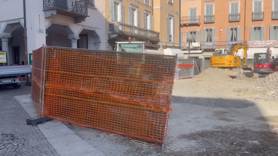 Piazza Ranzoni, sui disagi replica il sindaco: vicini ai commercianti