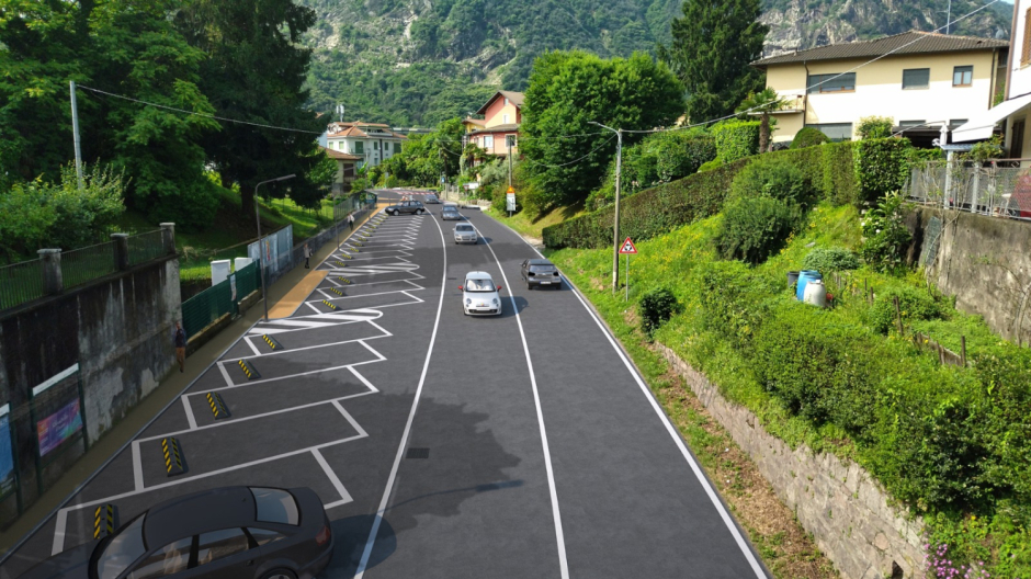 Un marciapiede dalla rotonda di Feriolo, lavori al via in febbraio 