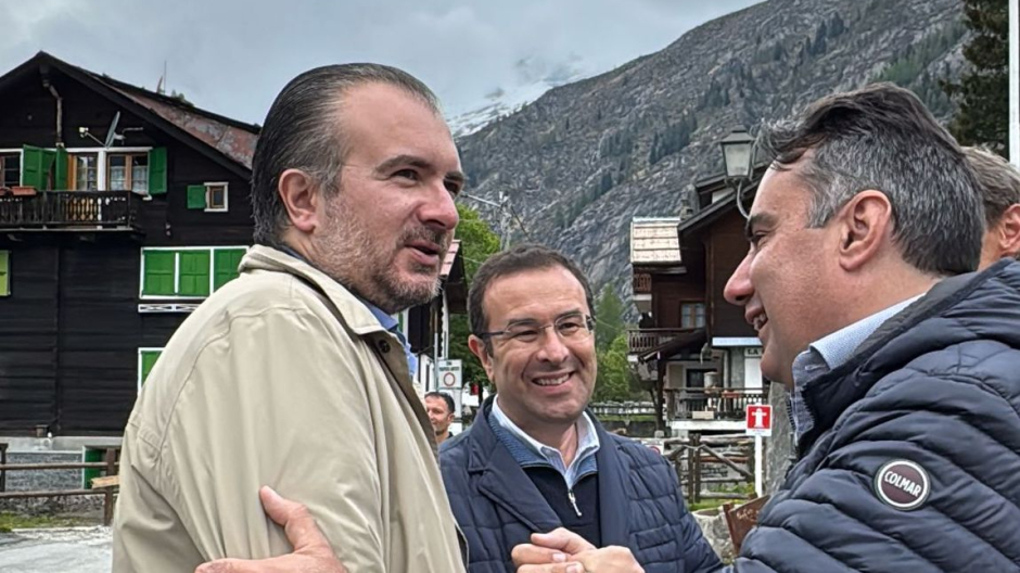 Preioni si complimenta con Candiani: 