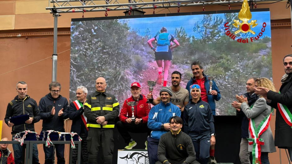Finale Ligure, il VCO sul podio al Campionato Italiano vigili del fuoco di trail