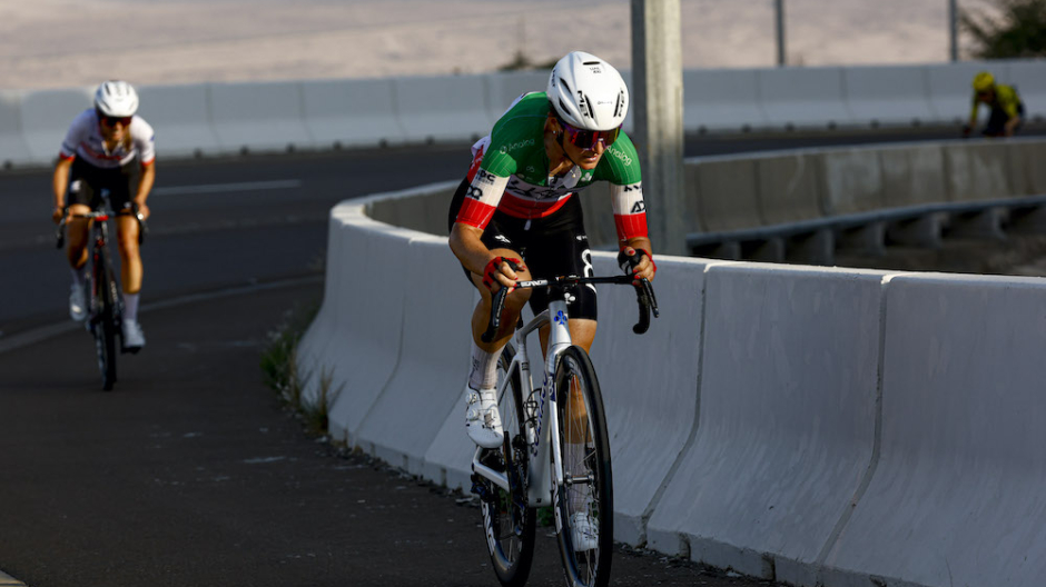 Elisa Longo Borghini al via delle Strade Bianche Women