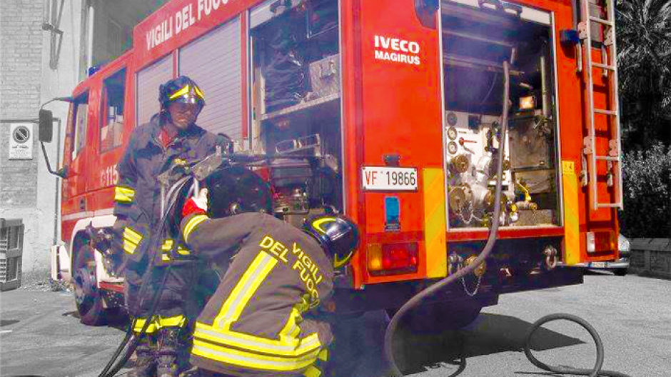 Masera: incendio in un'antica abitazione, intervento dei Vigili del Fuoco