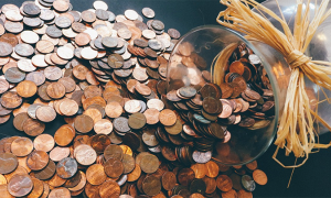 monetine barattolo vetro