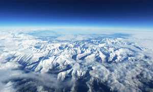 montagne neve cielo spazio vista terra