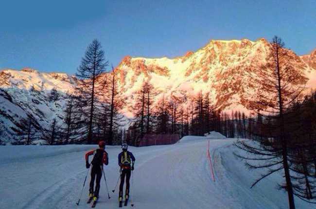 monte rosa sci alpinismo