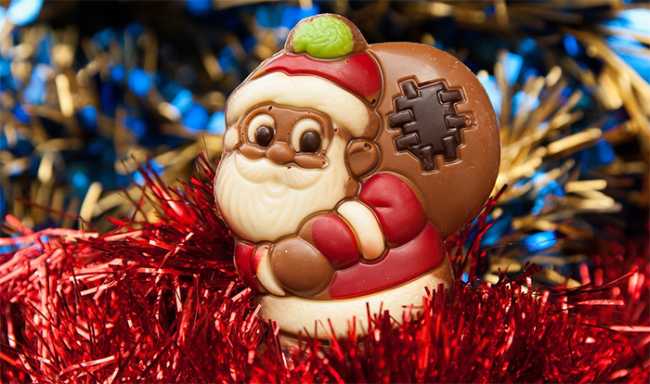 natale babbo cioccolato