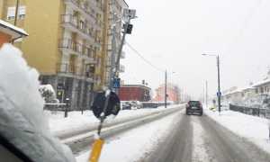 neve villa villaggio strada