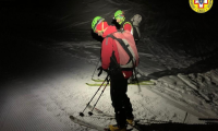 notte neve sci