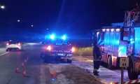notte strada vigile camion