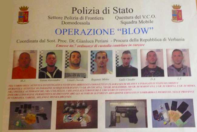 operazione blow arresti polizia