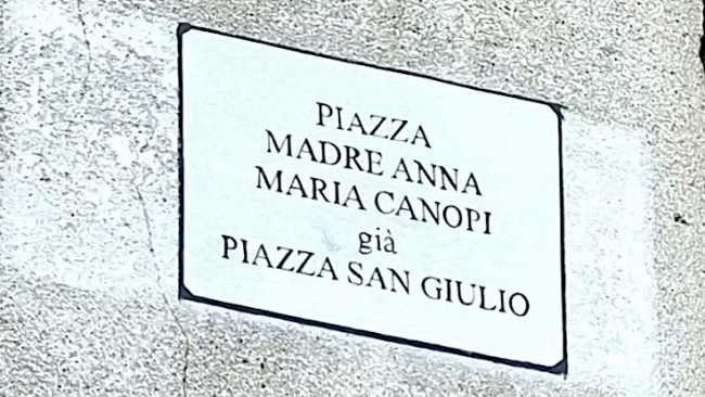orta piazza madre canopi intitolaz