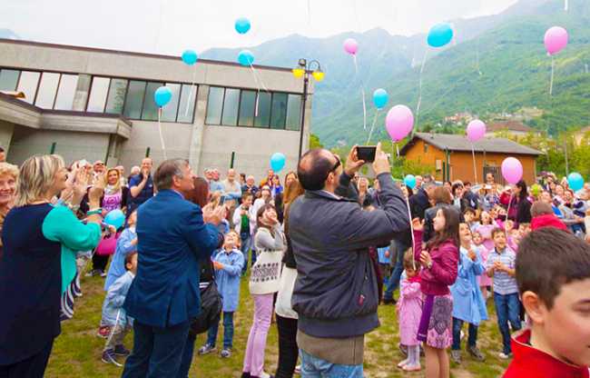 palloncini asilo piedimulera volo