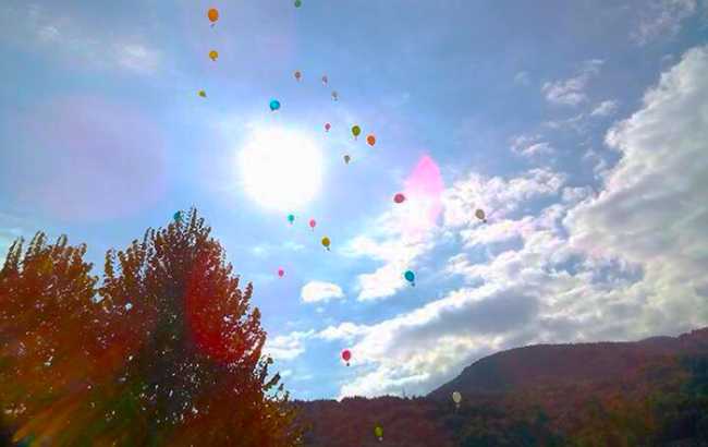 palloncini cielo