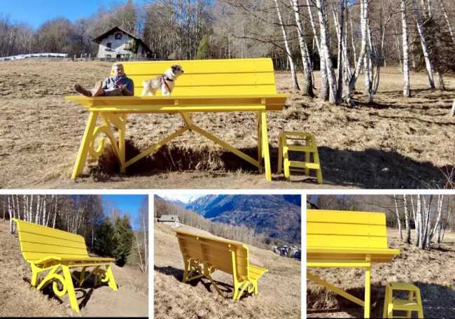 panchina gigante crodo