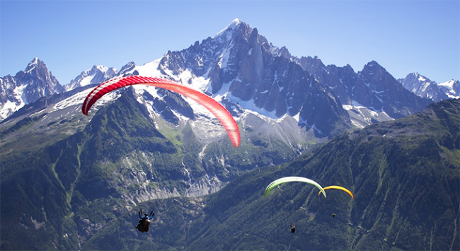 parapendio red bull x alps