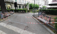 parchetto transennato stazione