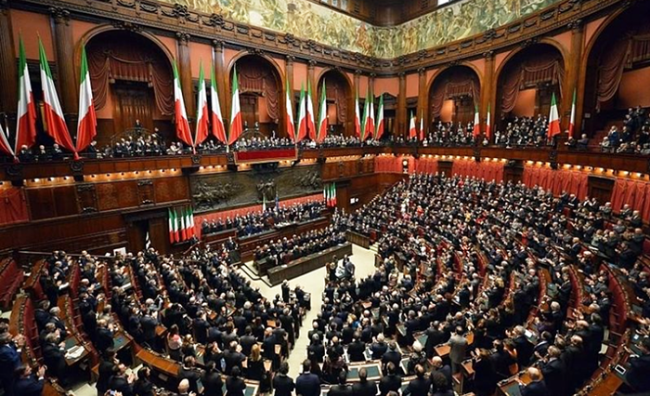 parlamento italiana aula a