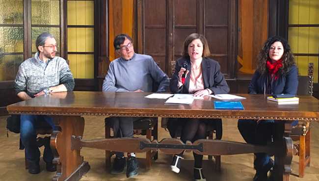 pendolari sinistra Flavio Marchetto Mauro Cirboncini Lisa Tamaro e Romina Di Pompeo