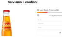 petizione crodino