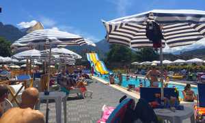 piscina domo scivolo