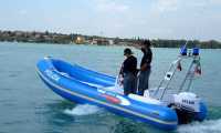 polizia gommone