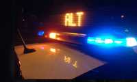 polizia lampegiante notte alt