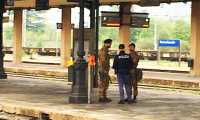 polizia militari stazione binari