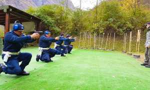 polizia municipale domo pistole tiro