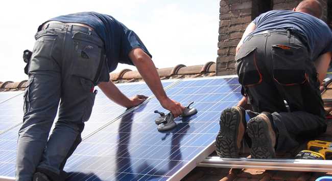 posa pannelli solari