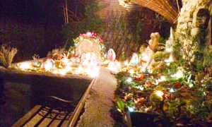 presepe acqua crodo notte