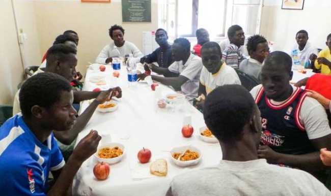 profughi pranzo