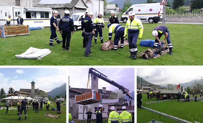 protezionbe civile esercitazione beura 18