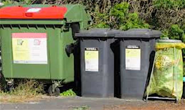 raccolta differenziata bidoni