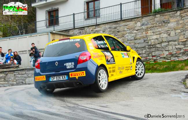 rally tornante salita