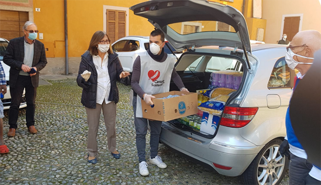 ranieri cibo coronavirus caritas covid