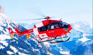 rega elicottero volo neve