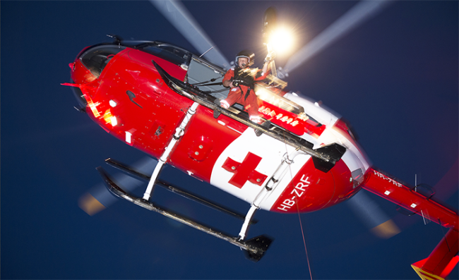 rega volo notturno verricello