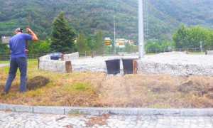 rotonda lavori villa operaio